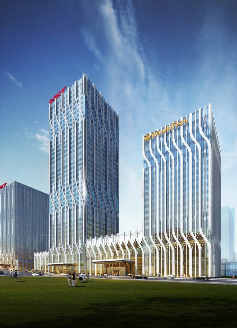 乌鲁木齐万达文华酒店效果图